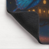 Tapis De Souris Papillon Treehouse à la nuit Mousepad (Coin)