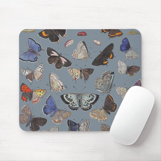 Tapis De Souris Papillons, 1842 (Avec souris)