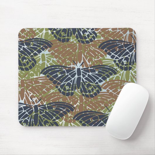 Tapis De Souris Papillons Abstraits (Avec souris)