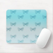 Tapis De Souris Papillons Aqua Ombre (Avec souris)