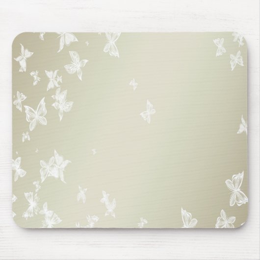Tapis De Souris Papillons blancs (Devant)