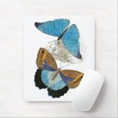 Tapis De Souris Papillons - Bleu (Avec souris)