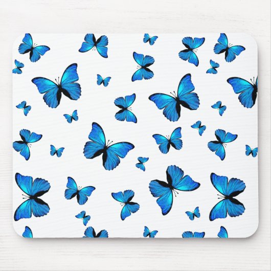 Tapis De Souris Papillons bleus (Devant)