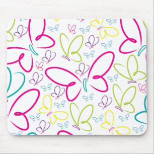 Tapis De Souris Papillons brillants