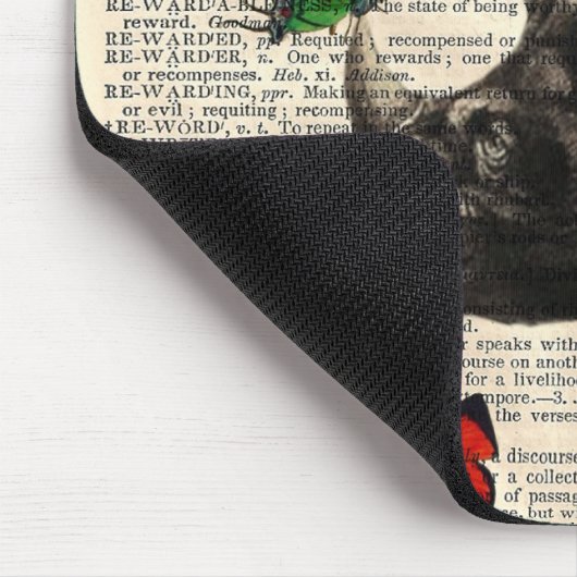 Tapis De Souris Papillons changés Mousepad de rhinocéros d'art (Coin)