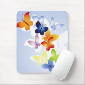 Tapis De Souris Papillons colorés (Avec souris)