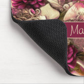 Tapis De Souris Papillons De Collage Décoratifs Et Panier De Souri (Coin)