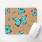Tapis De Souris Papillons de mouche (Avec souris)