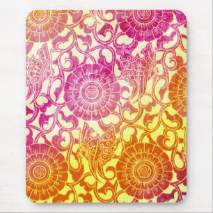 Tapis De Souris Papillons de Nouveau - coucher du soleil brillant