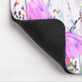 Tapis de Souris Papillons de Printemps Volant dans (Coin)