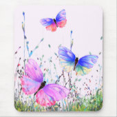 Tapis de Souris Papillons de Printemps Volant dans (Devant)