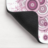 Tapis De Souris Papillons de rose de maman d'arts martiaux (Coin)