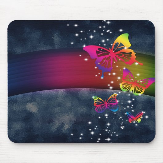 Tapis De Souris Papillons des Rainbows (Devant)