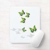 Tapis De Souris Papillons en vol (Avec souris)