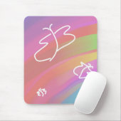 Tapis De Souris Papillons esquissés (Avec souris)