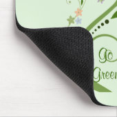 Tapis De Souris Papillons et vigne verte (Coin)