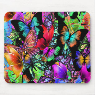 Tapis De Souris papillons lumineux