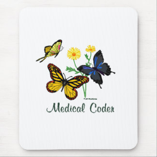 Tapis De Souris Papillons Médicale de codeur