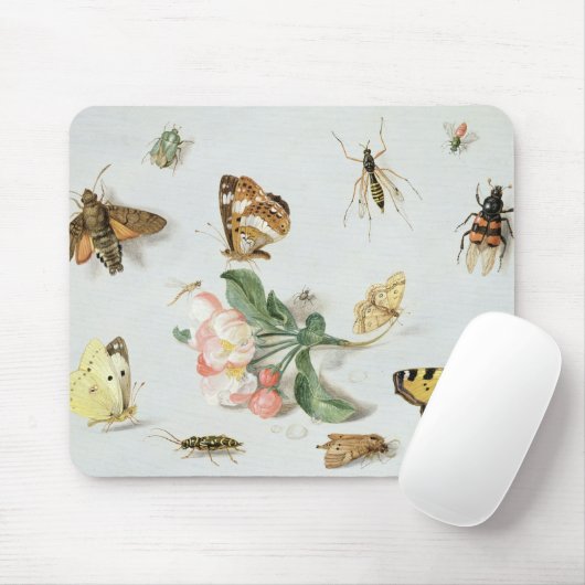Tapis De Souris Papillons, mites et d'autres insectes (Avec souris)