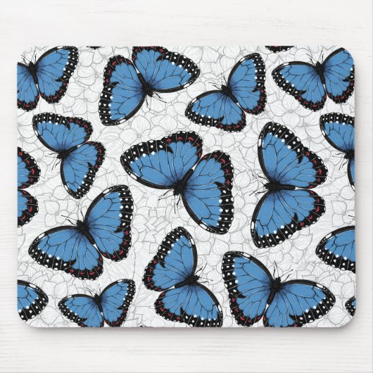 Tapis De Souris Papillons morpho bleu (Devant)