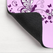 Tapis De Souris Papillons pourpres (Coin)