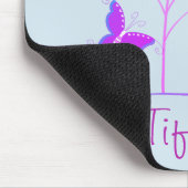 Tapis De Souris Papillons pourpres et bleus (Coin)