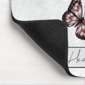 Tapis De Souris Papillons rose brillant (Coin)
