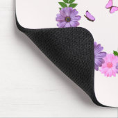Tapis De Souris Papillons rose et pourpre (Coin)