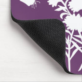 Tapis De Souris Papillons Silhouette Mousepad (Coin)