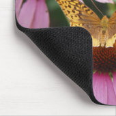 Tapis De Souris Papillons sur buisson d'Echinacea (Coin)
