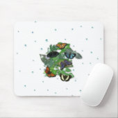 Tapis De Souris Papillons sur Feuille (Avec souris)