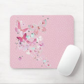 Tapis De Souris Papillons sur Pois (Avec souris)