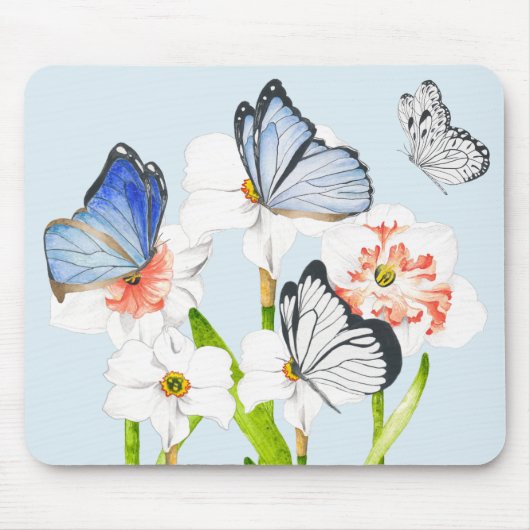 Tapis De Souris Papillons sur une souris (B) (Devant)