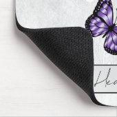 Tapis De Souris Papillons violets brillants (Coin)