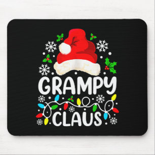 Tapis De Souris Papy Noël drôle de Noël Famille appariée