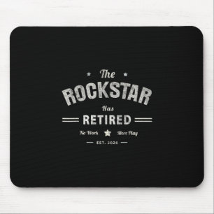 Tapis De Souris Papy Rockstar Est Retraité 2026 Père Croisière Mo