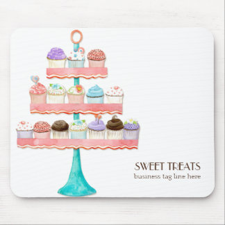 Tapis De Souris Paquet d'affaires Cupcake Dessert Baking Bakery
