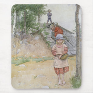 Tapis De Souris Par la cave par Carl Larsson