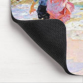 Tapis De Souris Par la mer par Edward Henry Potthast (Coin)