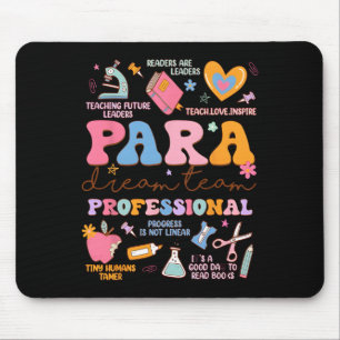 Tapis De Souris Para Dream Team Paraprofessionnel Premier Jour De 