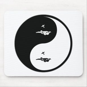 Tapis De Souris Parachutisme de Yin Yang