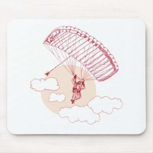 Tapis De Souris Parachutiste (Devant)