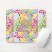 Tapis De Souris Parade Flamant rose (Avec souris)