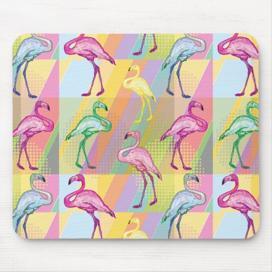 Tapis De Souris Parade Flamant rose (Devant)