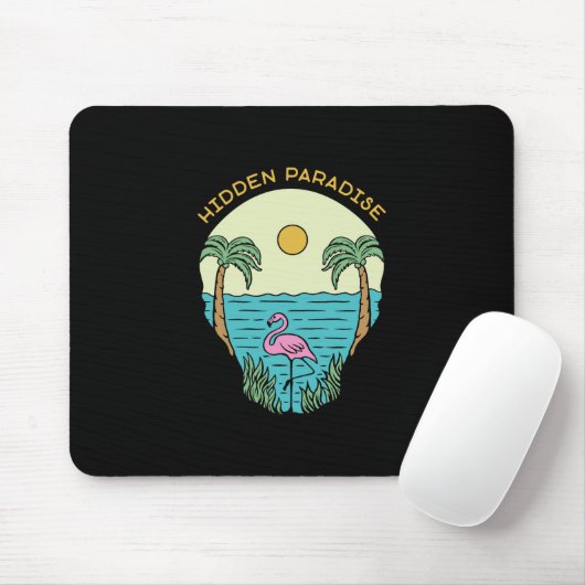 Tapis De Souris Paradis caché (Avec souris)