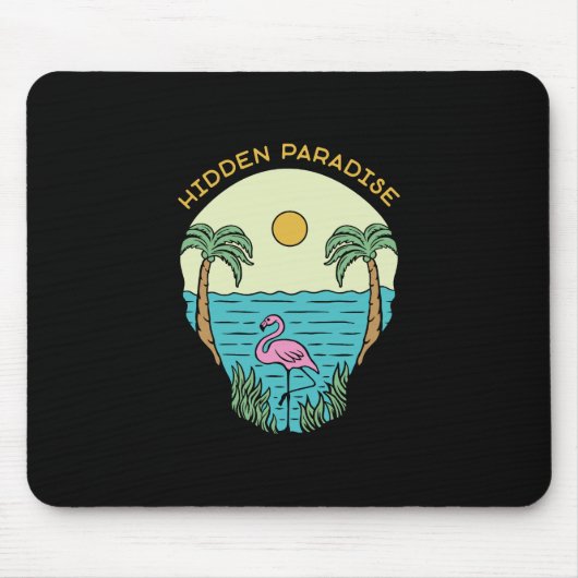 Tapis De Souris Paradis caché (Devant)