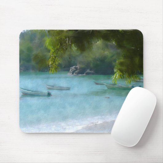 Tapis De Souris Paradis tropical (Avec souris)