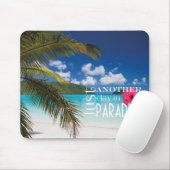 Tapis De Souris Paradis tropical de plage (Avec souris)
