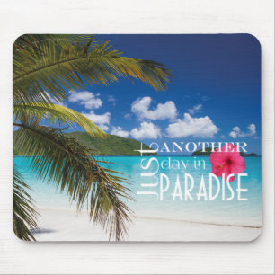 Tapis De Souris Paradis tropical de plage