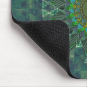 Tapis De Souris Parameterisation du puzzle à carré floral feuillu (Coin)